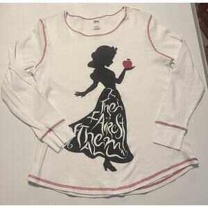 Disney Store Snow White Apple The Fairest of Them All Long Sleeve Thermal Sz XL